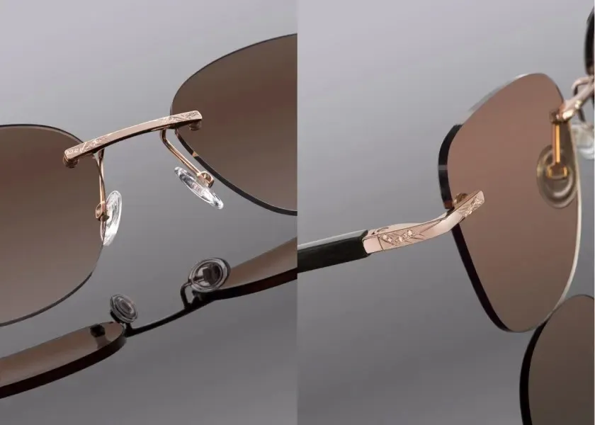 Gold & Wood eyewear campaign, available at Paris Optical Malaysia