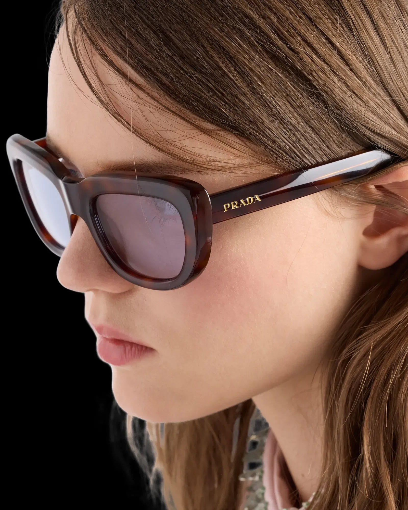 Prada eyewear campaign, available at Paris Optical Malaysia