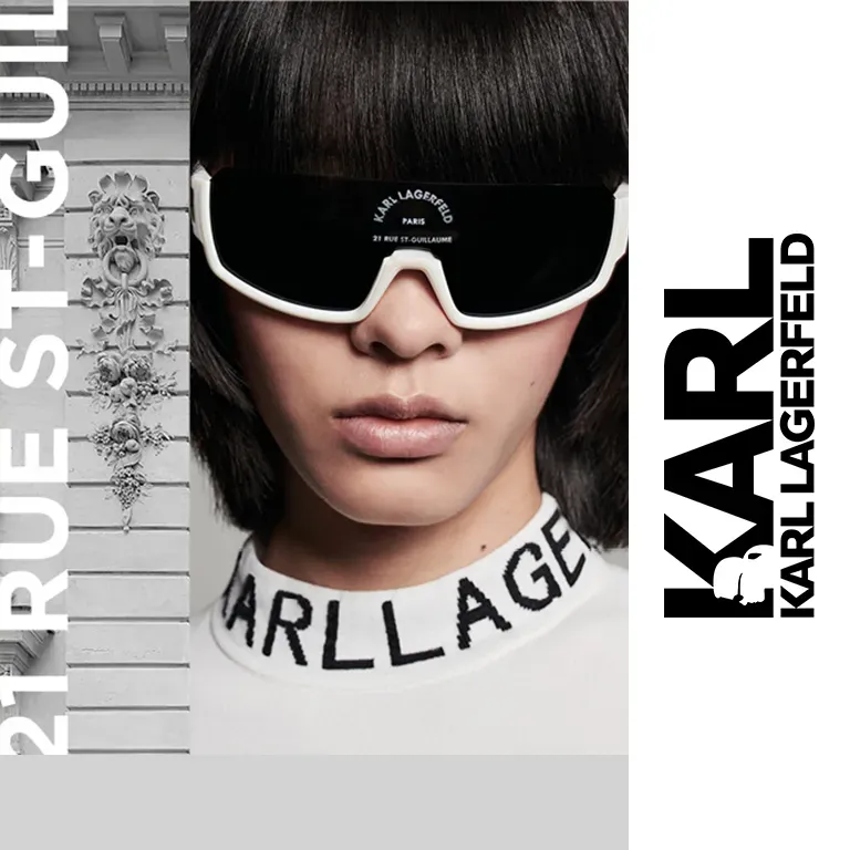 Karl Lagerfeld eyewear at Paris Optical