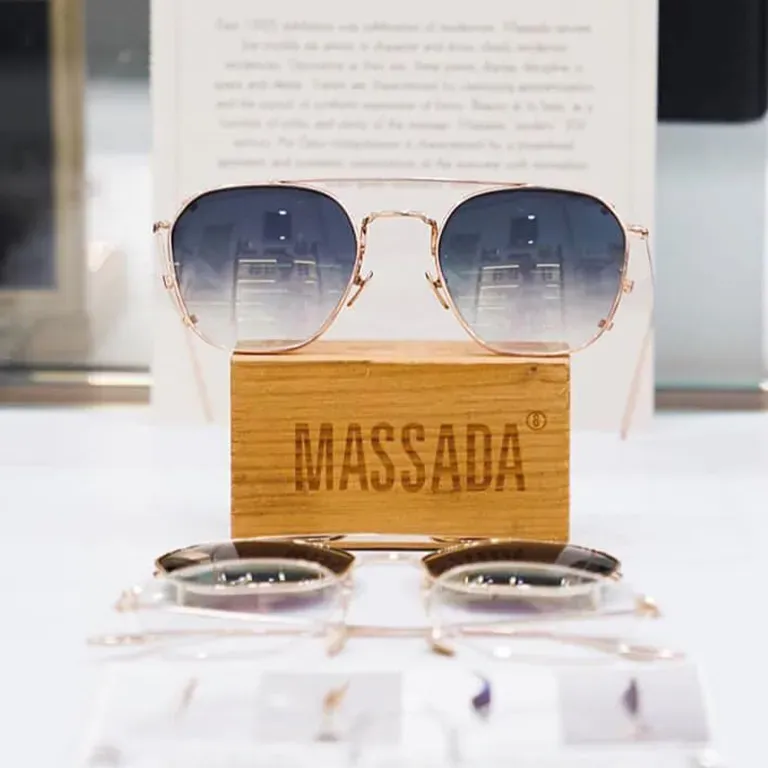 Massada eyewear at Paris Optical